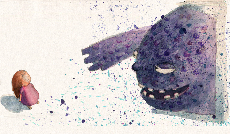 Monster poem by Maureen Lynas. Image by Heather Kilgour.