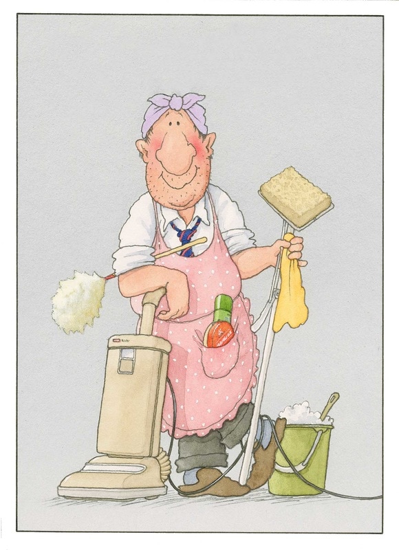 Funny housework poem from the funeverse by Jo Dearden