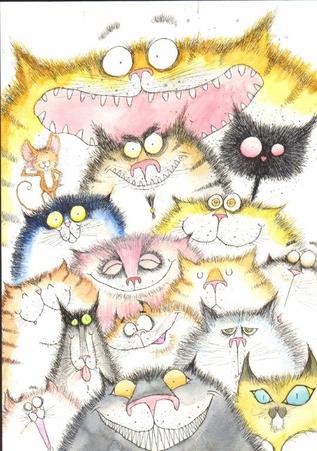 Funny cat poem on the funEverse by Jo Dearden and Eric Heyman